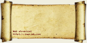 Milana Puovac vizit kartica